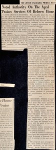 Noted Authority on the Aged Praises Services of Hebrew Home - May 1963 - N20140048 - Hebrew Home   