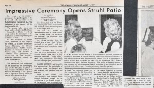 Impressive Ceremony Opens Struhl Patio - June 1971 - N20140084 - Struhl Patio  