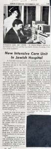 New Intensive Care Unit Opens - November 1971 - N20140085 - Intensive Care Unit   