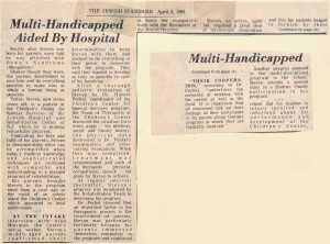 Multi Handicapped Aided - April 1981 - N20140114 - Multi Handicapped  