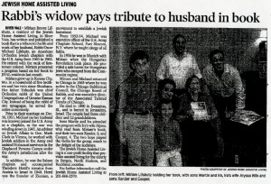 JHAL Resident Publishes book about Her Husband - N20140170 - July 28, 2011, Assisted Living 