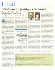 Is Parkinson's a Jewish genetic disease? - December 9, 2016 - N20160032 - 2016; Parkinson's Disease; Michael J Fox Foundation  