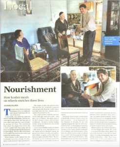 Nourishment - January 1, 2016 - N20160042 - Kosher; Meals on Wheels; Gralla, Dennis; 2016  