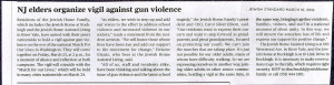 Gun Violence Vigil, 3/16/2018 - N20180002 - Gun Violence; 2018      